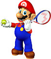 Mario Tennis 64 Mario by SpyrotheDragon2022