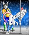 Ty and Pole-Dancing Yuki