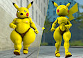 Pikachu weight loss - Before and after (HEARTBEAT INCLUDED!) by theHappyHeartMan