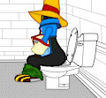 Black mage (vivi) pooping on the potty~ by GhostlyFantasy