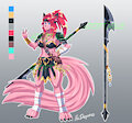 Pink Warrior Adoptable -CLOSED- by MrDespair64