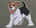 Fox terrier by Shyryp