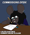 2024 april-may commissions open (2 slots) by BonnieandCo