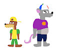 Finkle Weasel and Idiot Rat by sebashton125