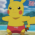 Pikachu with his Speedo (IA / Edition) by SergioLH25