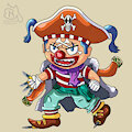 Buggy the clown - Fanart One Piece by riorioluu