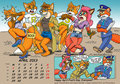 Fox Calendar 2013 - April