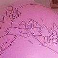 Tails Pink Giant Balloon Inflation