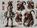 Lucifette (Luci) the Houndoom (Young Maid)