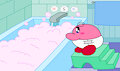 Baby Kirby's Bubble Bath Watch (AndersonLopess781) by DanielMania123