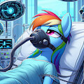 Rainbow Dash on Anesthesia by SonicStreak5344