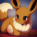 pregnant eevees (AI) by Roop
