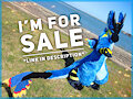 Fursuit For Sale / Blue Dragon / Listing Ending Soon // by TwilightSaint
