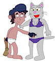 GIFT: Leo San Juan Poking Alexa the Cat's Bellybutton by Spongebob155