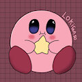 Kirby w/ star by Lokifan20