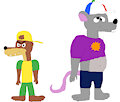 Finkle Weasel and Idiot Rat PNG by sebashton