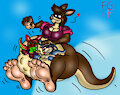 Family Roo Ride by TheRedSkunk