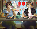 Ringtail, ‘Roo and Sushi! By Naty by sirkain