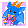 Tommy's Spyro Plush -By Pinkitsuu-
