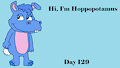 FurryCritters11 Day 129 - Hoppopotamus by FurryCritters11