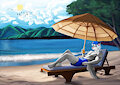 Serene beach relaxing! by TheArtisticSoul