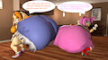 Gift: Twerkmasters Cream and Amy by CartoonWatcher1234