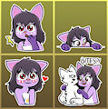 Stickers for Cassiopiea!