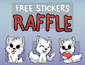 Free stickers for you :3 🍇RAFFLE on FA!🍇 by AlexUmkaArt