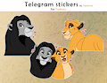 Taskaru telegram stickers by Tayarinne