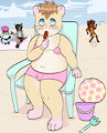 beach hammy by poopslug