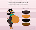 Amanda Farnsworth: the Abundant Dachshund by SatsumaLord