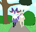 [R] Walking with veevee by BraixyFenFen03