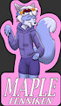 Maple badge by TheCunningHuskii