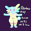 Rainbow Axolotl adopt by BirbTit