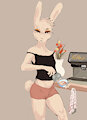 Barista bunny