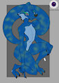 Blue Green Chameleon Adopt-OPEN by ChaosEye