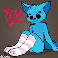 Socks YCH reminder by AlexUmkaArt