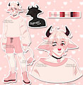 (OPEN) Strawberry Cow-Boy Adopt by VinnieAdopts