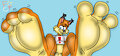 Bubsy Toesies by TheRedSkunk
