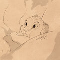 Simba cub sketch by Tayarinne