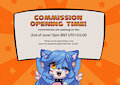Commission opening date and time