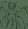 Drago Posing by BlueEyedWolf  by EvilDog