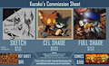 KAZOKO's Commission Sheet by KAZOKO