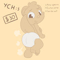 [✅ OPEN] Poofy butt YCH by tinymilkpunch