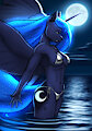 Moonlit Luna (Bikini Ver.) by MykeGreywolf