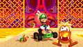 Luigi at GBA Bowser Castle 4