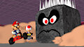 Mario and Toad at GBA Bowser Castle 1