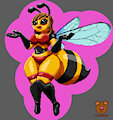 Keera the bee girl by T3ddyB3ar