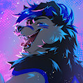 Ashi Wolf Icon (by KayFoxii) by AshiWolf