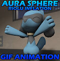 Aura sphere(Riolu Inflation GIF) by IncoCario